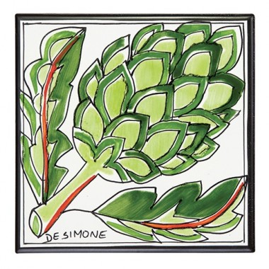 Artichoke Wall Tile Folk PI297FK-11V Artichoke Wall Tile Folk PI297FK-11V